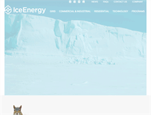 Tablet Screenshot of ice-energy.com